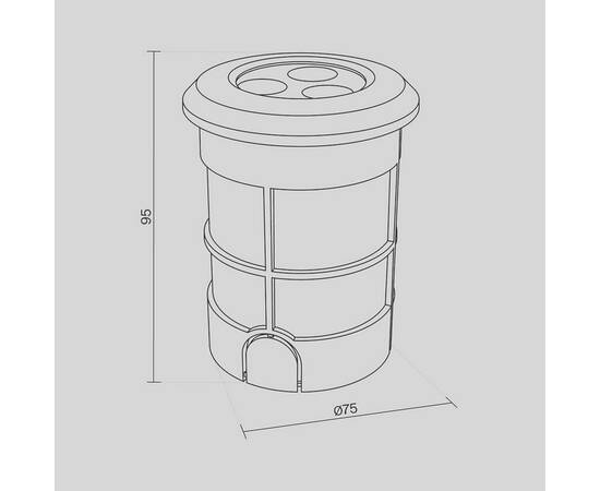 Ландшафтный светодиодный светильник Maytoni Flash O044DL-L3S3K, изображение 2
