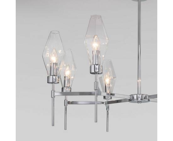 Потолочная люстра Eurosvet Prism 60143/8 хром, изображение 2