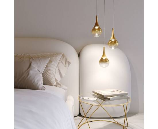 Подвесной светодиодный светильник Eurosvet Adour 50256/1 LED золото, изображение 4