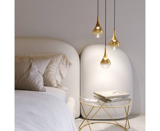 Подвесной светодиодный светильник Eurosvet Adour 50256/1 LED золото, изображение 5