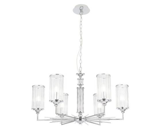 Подвесная люстра Crystal Lux Gloria SP6 Chrome, изображение 3