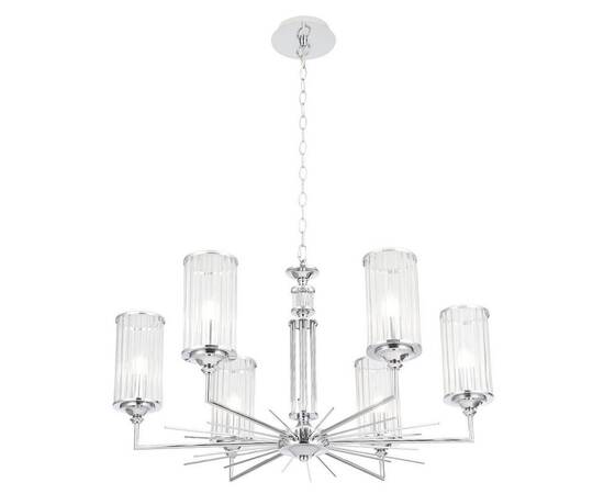 Подвесная люстра Crystal Lux Gloria SP6 Chrome, изображение 4