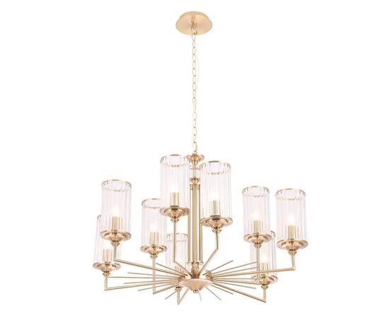 Подвесная люстра Crystal Lux Gloria SP9 Brass, изображение 4