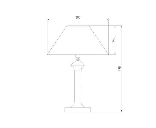 Настольная лампа Eurosvet Majorka 008 белый, изображение 5