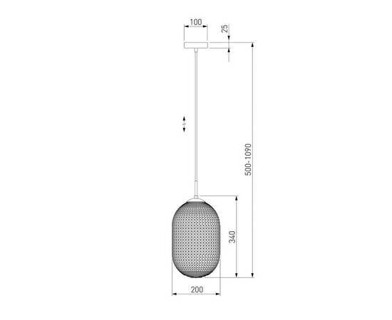 Подвесной светильник Eurosvet Gem 50261/1 прозрачный, изображение 2