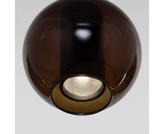 Подвесной светодиодный светильник Eurosvet Cobble 50258/1 LED шоколад, изображение 3