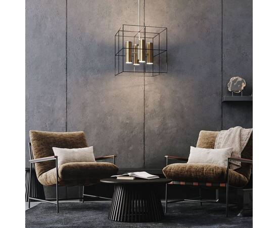 Подвесная люстра Eurosvet Adamson 70142/8 латунь, изображение 4