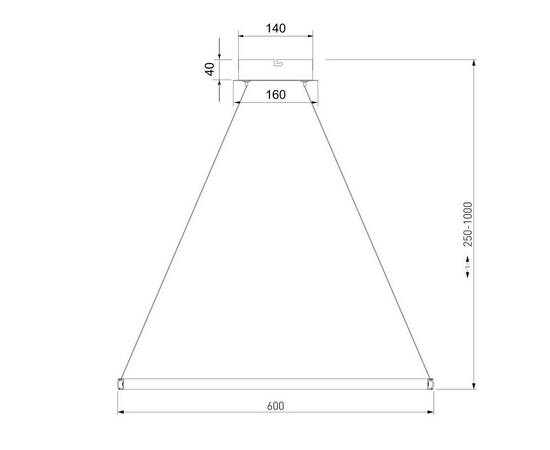 Подвесной светодиодный светильник Eurosvet Collars 90264/1 латунь, изображение 3