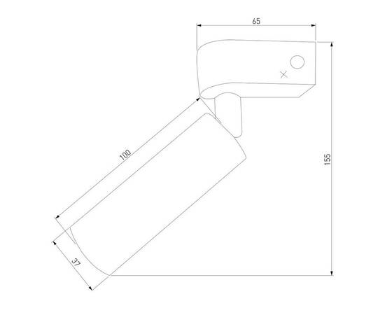 Светодиодный спот Eurosvet Pitch 20143/1 LED латунь, изображение 2