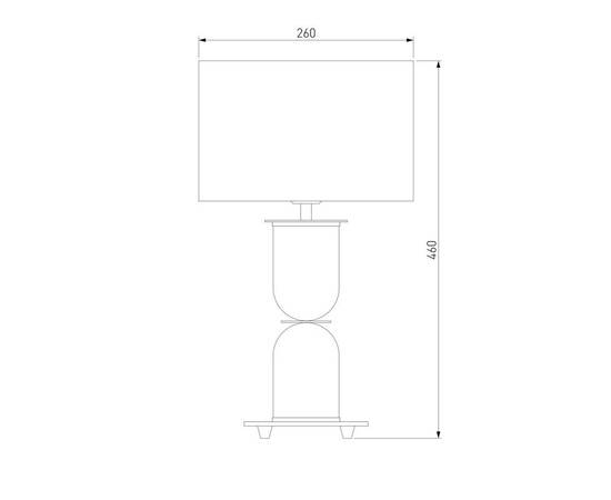 Настольная лампа Eurosvet Caprera 01153/1 никель, изображение 4