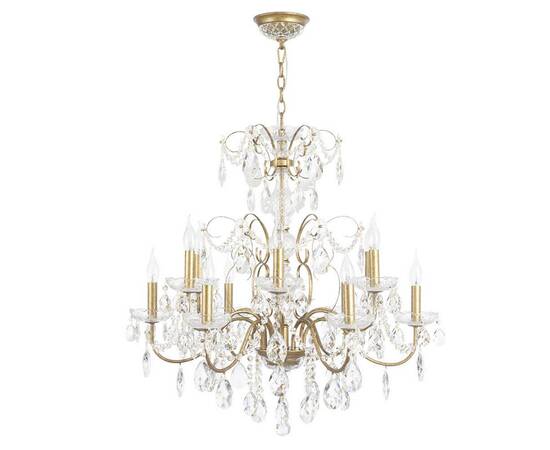 Подвесная люстра Crystal Lux Odelis SP12 Gold