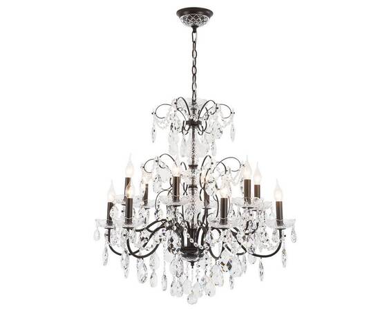 Подвесная люстра Crystal Lux Odelis SP12 Gold, изображение 3