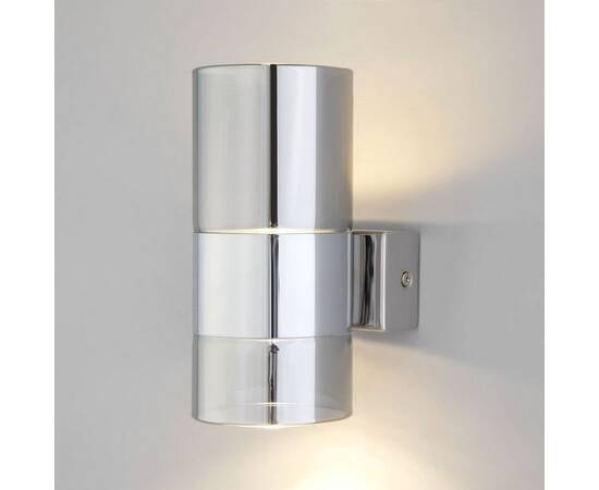 Настенный светодиодный светильник Eurosvet Watford 40021/1 LED хром/дымчатый