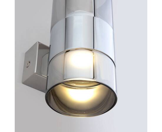 Настенный светодиодный светильник Eurosvet Watford 40021/1 LED хром/дымчатый, изображение 3