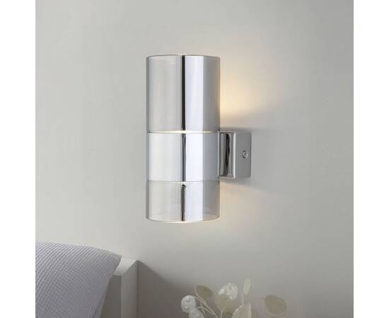 Настенный светодиодный светильник Eurosvet Watford 40021/1 LED хром/дымчатый, изображение 5