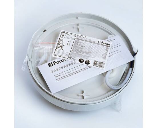 Накладной светодиодный пылевлагозащищённый светильник Feron AL3016 c ИК-датчиком 48564, изображение 4