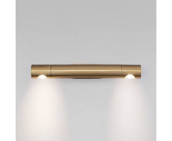 Настенный светодиодный светильник Eurosvet Tybee 40161 LED латунь, изображение 3