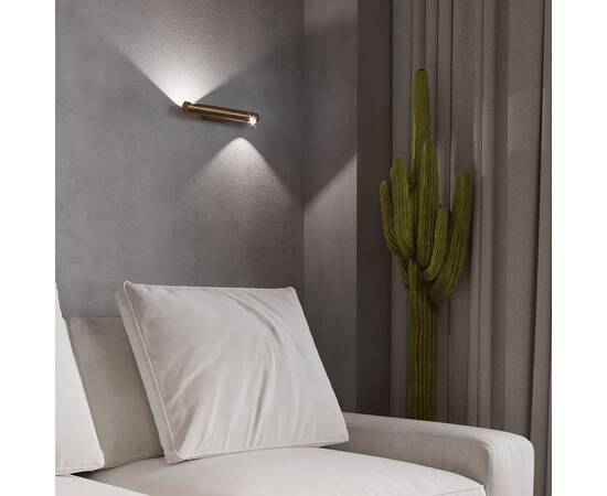 Настенный светодиодный светильник Eurosvet Tybee 40161 LED латунь, изображение 6