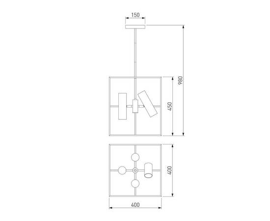 Подвесная люстра Eurosvet Adamson 70142/8 хром, изображение 4