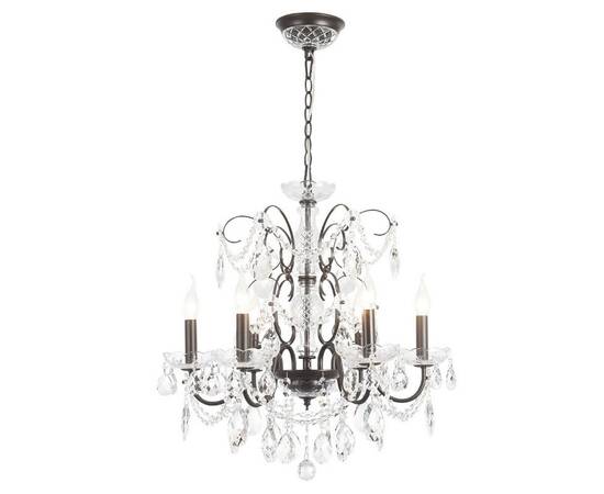 Подвесная люстра Crystal Lux Odelis SP6 Brown, изображение 6