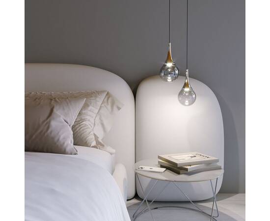 Подвесной светодиодный светильник Eurosvet Adour 50256/1 LED дымчатый, изображение 4