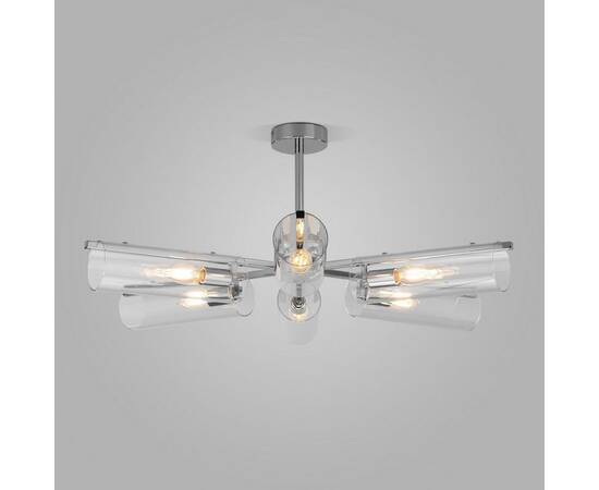 Потолочная люстра Eurosvet Trompeta 70144/6 хром, изображение 3