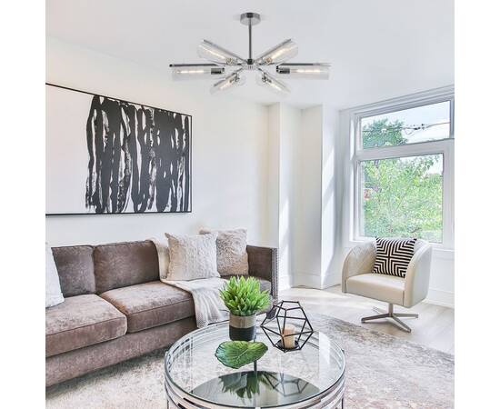 Потолочная люстра Eurosvet Trompeta 70144/6 хром, изображение 5