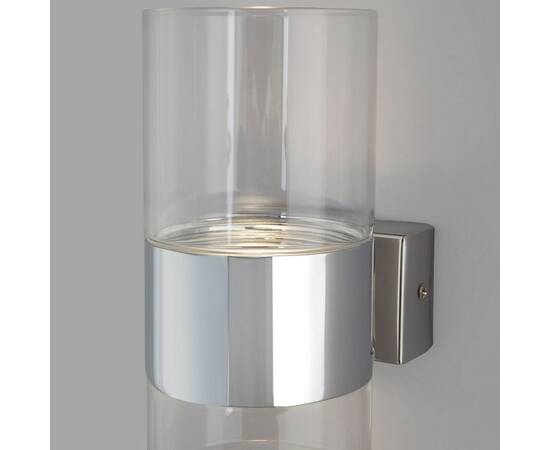 Настенный светодиодный светильник Eurosvet Watford 40021/1 LED хром/прозрачный, изображение 2