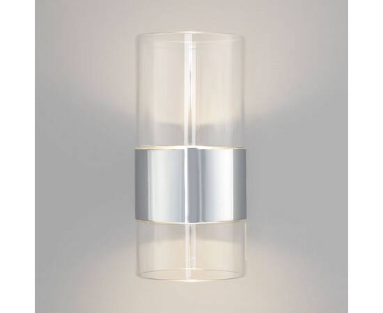 Настенный светодиодный светильник Eurosvet Watford 40021/1 LED хром/прозрачный, изображение 3