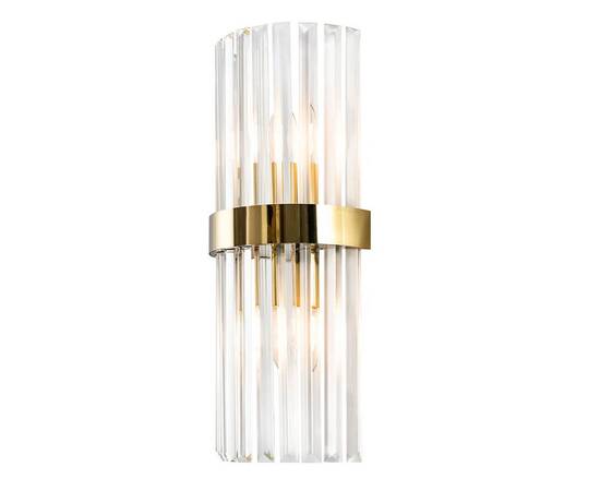 Настенный светильник Crystal Lux Sorpresa AP2 Brass/Transparente, изображение 2