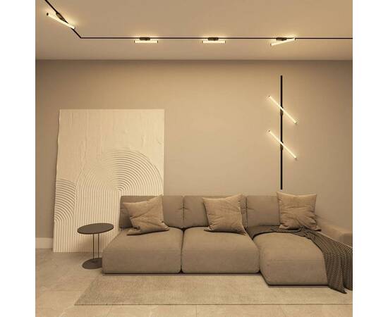 Трековый светодиодный светильник Denkirs Strom DK6638-BK, изображение 5