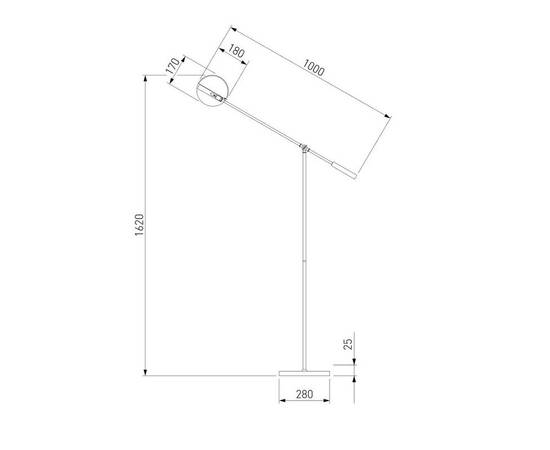 Торшер Eurosvet Grazia 01142/1 золото, изображение 2