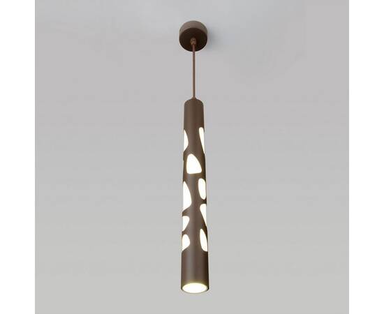 Подвесной светодиодный светильник Eurosvet DLR037 12W 4200K кофейный