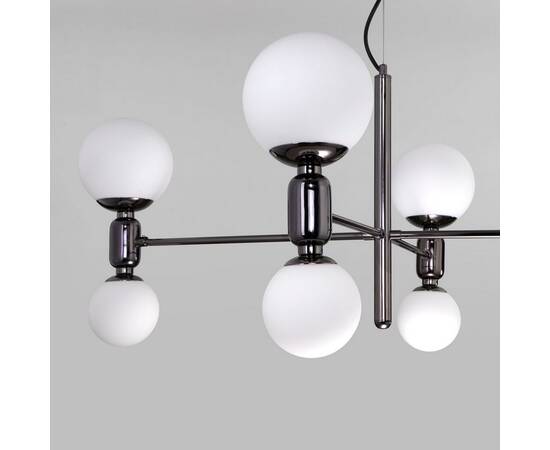 Подвесная люстра Eurosvet Bubble 30182/8 черный жемчуг, изображение 2
