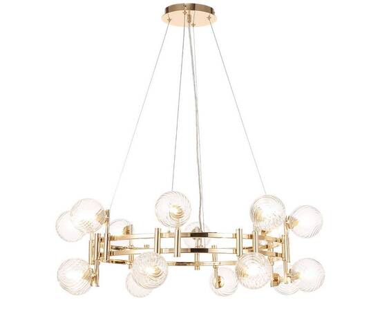 Подвесная люстра Crystal Lux Luxury SP16 Gold, изображение 3