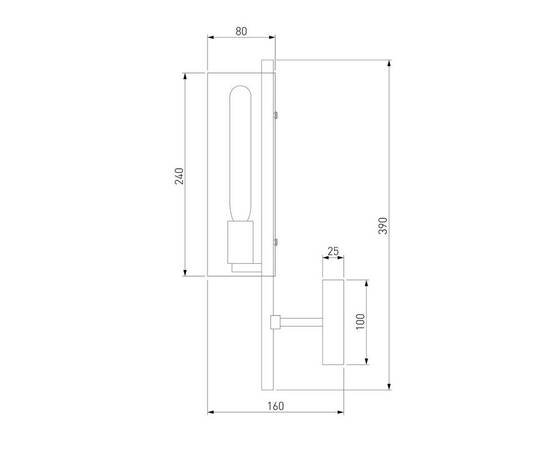 Бра Eurosvet Trompeta 70144/1 хром, изображение 4