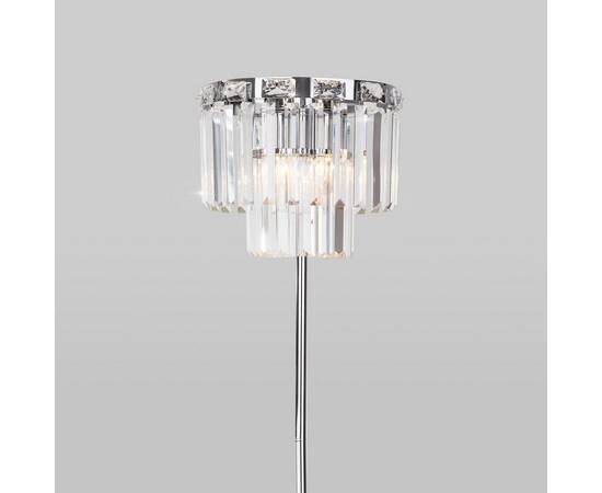 Торшер Eurosvet Elegante 01137/3 хром/прозрачный хрусталь Strotskis, изображение 2