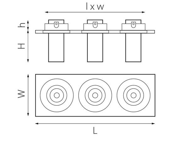 Встраиваемый светодиодный спот Lightstar Intero Tubo (217537+217274+217274+217274) i537274, изображение 2