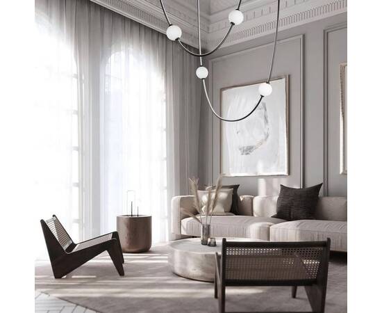 Подвесной светодиодный светильник Loft IT Embrace 10242/600 Black, изображение 5