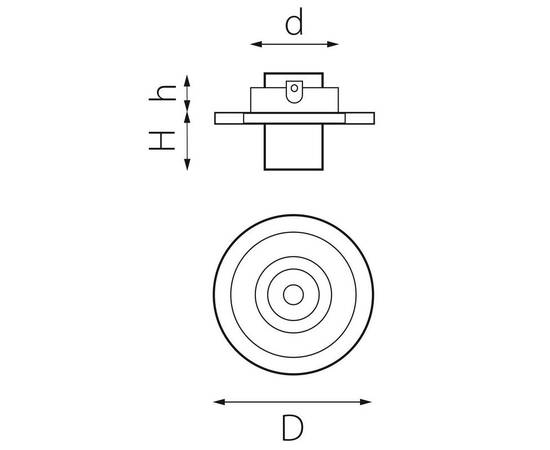 Встраиваемый светодиодный спот Lightstar Intero Tubo (217617+217174) i617174, изображение 2