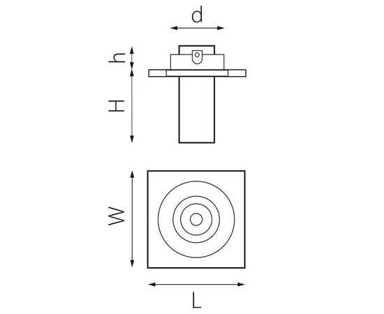 Встраиваемый светодиодный спот Lightstar Intero Tubo (217516+217264) i516264, изображение 2