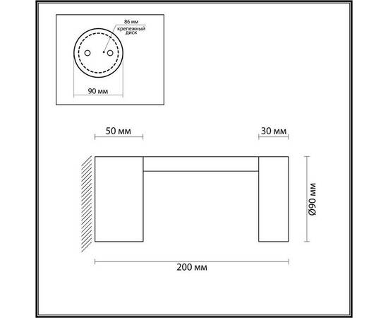 Уличный настенный светодиодный светильник Odeon Light Nature Tion 6657/10WL, изображение 4