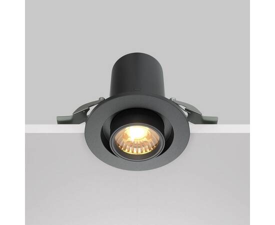 Встраиваемый светодиодный спот Maytoni Technical Hidden DL045-01-10W3K-B, изображение 8