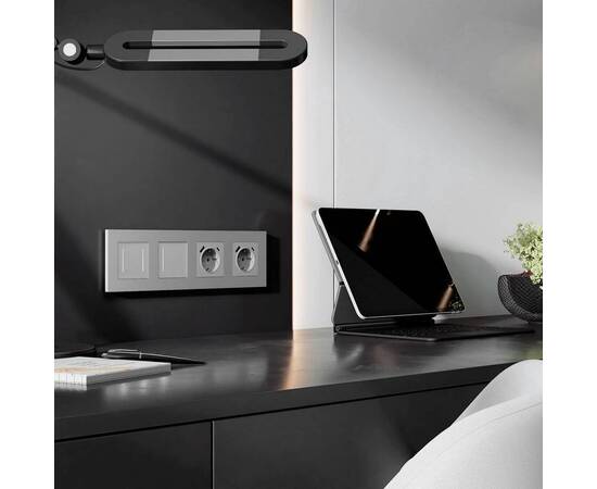 Рамка на 4 поста Werkel Slab серебро матовый W0042965 4690389193545, изображение 3