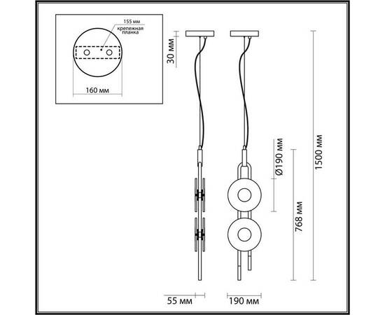 Подвесной светодиодный светильник Odeon Light Exclusive Modern Magnet 5407/23L, изображение 6