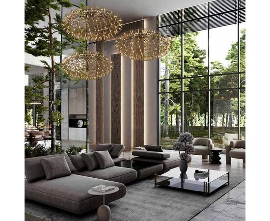 Подвесной светодиодный светильник Loft IT Raimond 9027-75 Gold, изображение 5