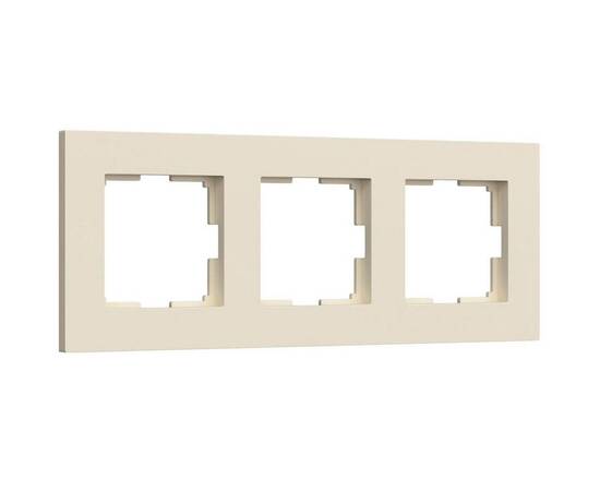 Рамка на 3 поста Werkel Slab айвори матовый W0032962 4690389193446