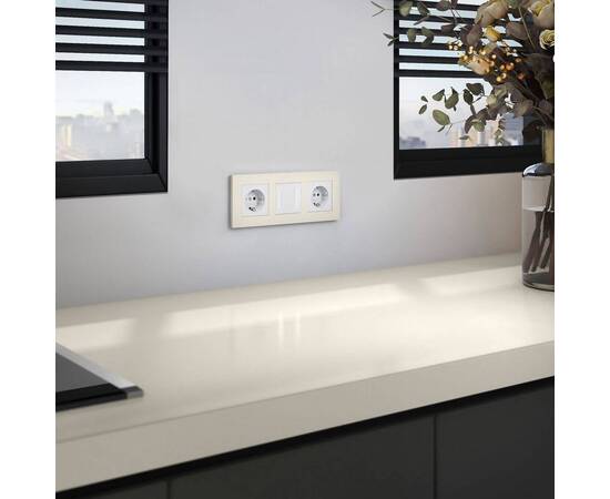 Рамка на 3 поста Werkel Slab айвори матовый W0032962 4690389193446, изображение 4