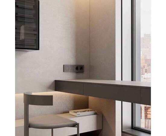Рамка на 4 поста Werkel Slab бронза матовый W0042963 4690389193538, изображение 2