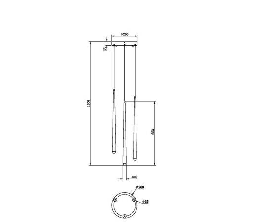 Подвесной светодиодный светильник Maytoni Cascade MOD132PL-L18BSK, изображение 4
